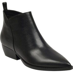 Marc Fisher LTD Women's 7 M Black Leather Obrra Pointy Toe Ankle Booties